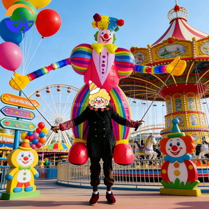 Modelo de Payaso Inflable Gigante para Exteriores, Tipo Circo, con Luces, Tela Oxford, Batería de Litio, Fácil de Usar para Publicidad - Product Image 5