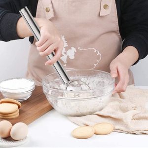 Meilleure vente Distributeur de pâte à crêpes en acier inoxydable avec mélangeur, outil de cuisson et de pâtisserie, <span class=keywords><strong>fouet</strong></span> <span class=keywords><strong>pour</strong></span> pain et crêpes - Product Image 3