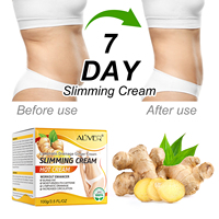 ALIVER Crème Gel Amincissante Ventre et Taille Brûle-Graisse, Vente Chaude, OEM, Crème Amincissante au Gingembre Frais en 7 Jours pour Femmes et Hommes