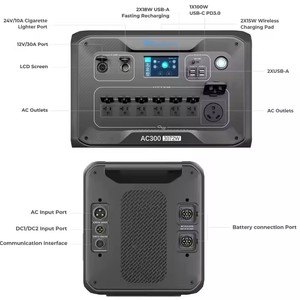 Solar Kit 3000w Off Grid Ac300 & B300 Solarmodule und <span class=keywords><strong>Generator</strong></span> enthalten für Gefrier schrank Tiny House <span class=keywords><strong>Shed</strong></span> Kühlschrank Rv House