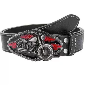 <span class=keywords><strong>Ceinture</strong></span> pour hommes de style européen américain Vintage Punk <span class=keywords><strong>Ceinture</strong></span> à une flèche en alliage PU et plastique Cross-Border Belts - Product Image 3