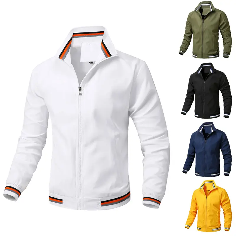 autumn new outwear vintage jacket coat men's fall fashion patchwork pockets casual sportswear jackets coats for man