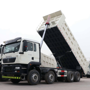 Camion benne d'occasion Howo TX 8x4, le plus vendu en Afrique, avec moteur diesel de 351-450 CV pour le transport minier et routier civil en Afrique - Product Image 4