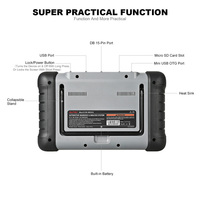 Autel MaxiCOM MK808TS mk808 TS 2 obd2 Sistema completo con función TPMS escáner automático multilingüe herramienta de diagnóstico de coche