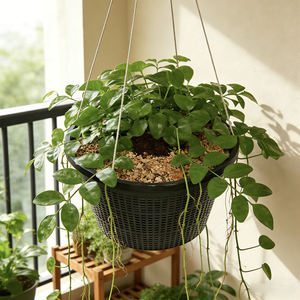 Paniers ronds pour plantes aquatiques de 8,5 pouces, en maille plastique noire durable pour bassin - Product Image 6