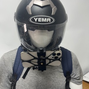 Soporte Universal Antideslizante para GoPro Hero/DJI Osmo Action/nsta360 X5, Kit de Montaje en el Mentón del Casco para Teléfonos y Cámaras de Acción - Product Image 6