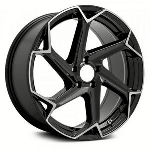 Cerchi per Auto da 18 Pollici 8.5J Neri Lavorati con Finitura Rossa Stile Racing 4X100 5X114.3 - Product Image 5