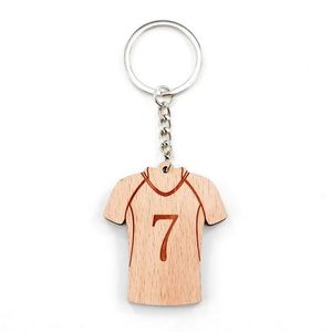 Regalos Personalizados, Llavero de Madera con Diseño Personalizado, Llavero de Madera con Nombre, Llavero de Madera de Haya con Forma de Herradura - Product Image 3