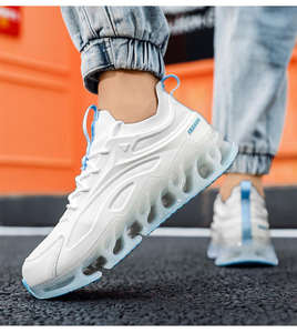 รองเท้าเดินผู้ชายสไตล์สปอร์ตแฟชั่นประจำฤดูใบไม้ผลิปี 2026 รองเท้าวิ่งระบายอากาศได้ดี กันลื่น รองเท้าลำลองทันสมัยพร้อมระบบลดแรงกระแทก - Product Image 5