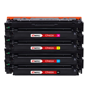 Cartucho de Tóner de Color Compatible con Lonpec CF400A/Bk/CF401A/C/<span class=keywords><strong>CF402A</strong></span>/Y/CF403A/M HP PRO M252/MFP M277 Garantía de 24 Meses 1500/1400 - Product Image 5
