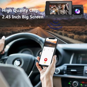 Cámara de Coche de 3 Canales con Triple Grabación 4K, GPS, WiFi, Visión Nocturna, Pantalla IPS de <span class=keywords><strong>2</strong></span>.45'', Gran Angular de 170°, Modo de Estacionamiento y DVR - Product Image 6
