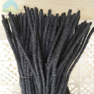 Extensión de cabello trenzado de ganchillo para <span class=keywords><strong>hombre</strong></span>, cabello Real africano completo hecho a mano, <span class=keywords><strong>extensiones</strong></span> de rastas naturales, gran oferta - Product Image 3