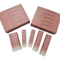Ensemble d'emballages cosmétiques écologiques, flacon de lotion, boîte de rangement, boîte cosmétique avec logo personnalisé, boîte en papier pour crème solaire