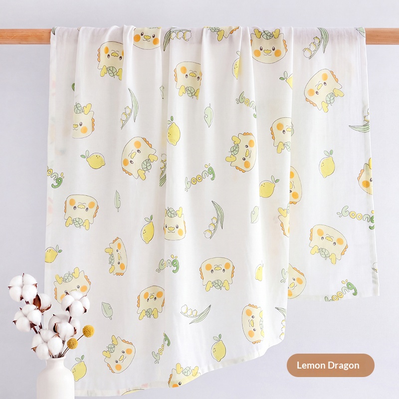 Fluorescent Free Bamboo Cotton Knitted Baby Swaddle Blanket Double Layer Muslin Wrap Anti Dust Mite Nursing Cover Bath Towel