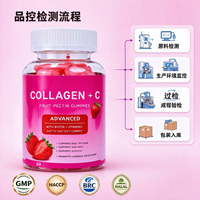 Gummies de collagène et vitamine C avec biotine + vitamine C, faciles à prendre, délicieuses, vente chaude OEM