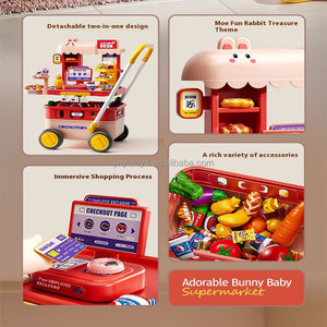 Nouveaux jouets supermarché panier jeu ensemble avec bureau de caissier semblant maison de jeu pour enfants jouets jouets de supermarché pour enfants - Product Image 5