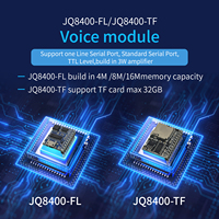 Module de lecteur vocal MP3 téléchargeable par USB JQ8400-TF avec amplificateur 3W, contrôle série/TTL en une ligne, prise en charge de la carte TF max 32G