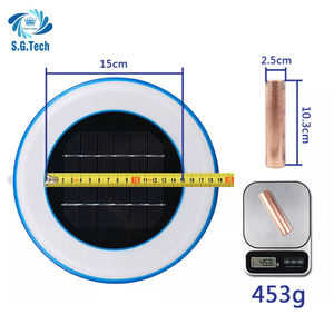 Ioniseur de piscine écologique à énergie solaire, réduit le chlore, garde l'eau claire et saine, avec un design de corps en plastique durable - Product Image 6