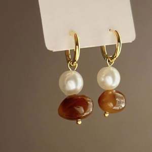 ต่างหูเงินแท้ทรงเรขาคณิตแบบใหม่ 65 แบบ ดีไซน์เก๋ไก๋ คุณภาพสูง ชุบทอง/เงิน ประดับด้วยควอตซ์ สไตล์วินเทจ - Product Image 3