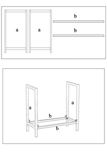 La scelta migliore scaffale <span class=keywords><strong>per</strong></span> tronchi di legna da ardere <span class=keywords><strong>per</strong></span> <span class=keywords><strong>interni</strong></span> in legno nero <span class=keywords><strong>per</strong></span> <span class=keywords><strong>interni</strong></span> in metallo nero - Product Image 5