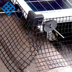 Panel <span class=keywords><strong>solar</strong></span> recubierto de negro Brid Blocker Mesh Critter Guard Panel <span class=keywords><strong>solar</strong></span> Mesh con clips - Product Image 6