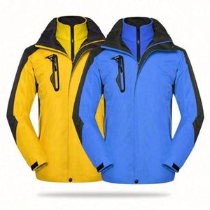 เสื้อแจ็คเก็ตฤดูหนาวบุหนาสองชั้นสำหรับผู้ชาย เสื้อแจ็คเก็ตปีนเขาแบบสปอร์ต กันลม ระบายอากาศได้ดี มีไซส์พลัส - Product Image 2