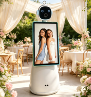 Romans Eddie Robot Roamer : Cabine Photo Robotisée avec Fonction d'Impression Instantanée pour Mariages, Fêtes, Célébrations et Projets de Location