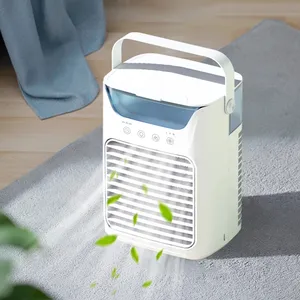 2024 Novo design Mini Climatizador USB Recarregável Mesa Refrigerador Ventilador Mini Ar Condicionado