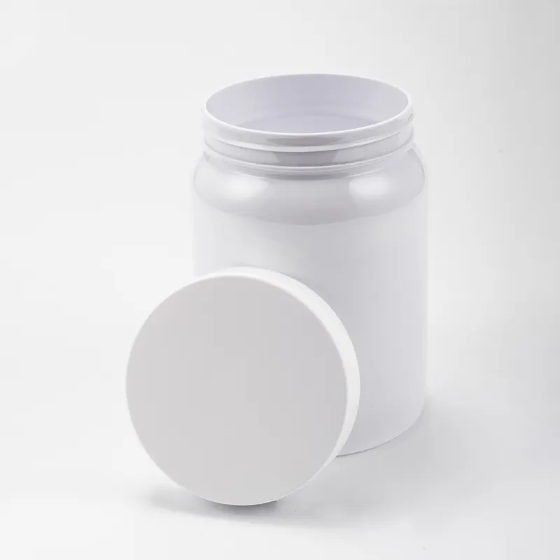 Bouteille avec couvercle à vis 8oz, avec 15 pièces, en plastique opaque