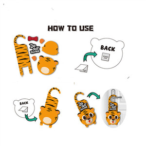 Nuovo Stile 2022: Giocattoli <span class=keywords><strong>Educativi</strong></span> Manuali per Bambini, Decorazione Creativa a Cartone Animato, Kit Fai-da-Te per Appendere alla Porta - Product Image 3