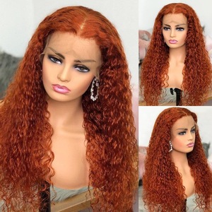 Perruque Lace Front à Petites Boucles, Style Européen et Américain, pour Femme, Longue et Bouclée, Enroulée en Tube, Six Couleurs Blond Platine Naturel 12A - Product Image 3