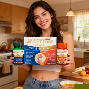 Integratore Dimagrante Notturno a Marchio Privato, Brucia Grassi Detox Naturale a Base di Erbe, Softgel per la Gestione del Peso <span class=keywords><strong>e</strong></span> Riduzione dell'Appetito - Product Image 2