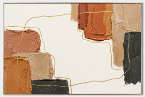 Peinture à l'huile artisanale, paysage, toile, cadre en bois, style classique, décoration murale intérieure, emballée de manière sécurisée pour l'expédition - Product Image 3