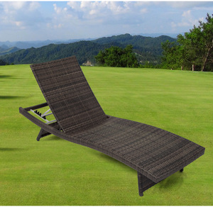 Meubles de patio Acier Rotin/Osier <span class=keywords><strong>Chaise</strong></span> <span class=keywords><strong>Longue</strong></span> Jardin Loisirs Offre Spéciale Moderne Dossier Réglable <span class=keywords><strong>Chaise</strong></span> <span class=keywords><strong>Longue</strong></span> - Product Image 6