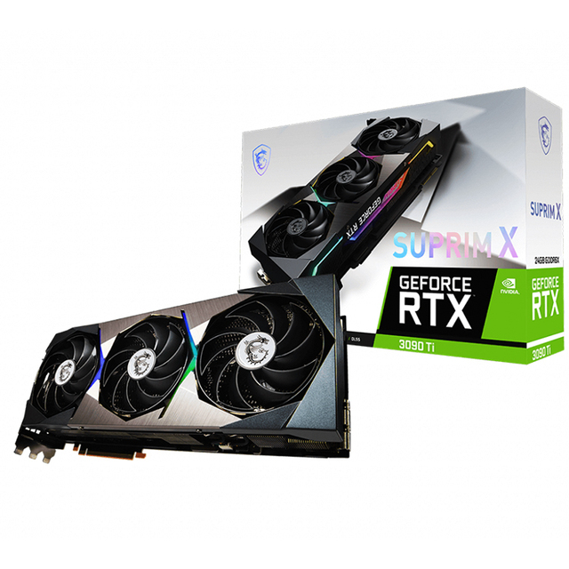 MSI NVIDIA GeForce RTX 3090 Ti SUPRIM X 24G Used Gaming Graphics Card with 24GB GDDR6X Memory NVIDIA GeForce RTX 3090 Ti GPU
