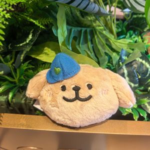 HECION Monedero de Peluche con Diseño de Perro de Dibujos Animados, Llavero Adorable de Peluche de Perro para Decoración de Mochilas - Product Image 4