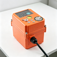PM-10K Aktuator Listrik Mini On-Off 100Nm Aktuator Katup Putar Seperempat Kontrol Kontak Kering