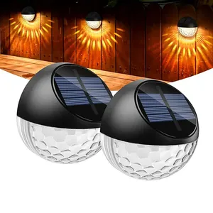Lampu LED tenaga surya Mini kedap air jalur taman sertifikat CE FCC UKCA lampu LED bertenaga surya pasang di dinding luar ruangan lampu LED tenaga surya