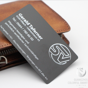 บัตรธุรกิจ NFC สแตนเลสสตีลสีดำด้าน พิมพ์ลายตามสั่ง พร้อมโลโก้สลักเลเซอร์ - Product Image 3