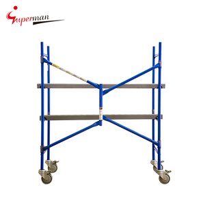 Pasokan pabrik Q235 plataforma perancah bingkai H baja galv Anis perancah tangga Jangkauan Jalan Yang dapat dilipat - Product Image 4