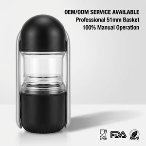 Cafetera Espresso Manual Portátil con Filtro Profesional <span class=keywords><strong>de</strong></span> 51 mm, Certificación FDA LFGB RoHS, OEM/ODM Disponible - Product Image 1