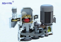 Machine à granulés de biomasse JNshare haute productivité 1,5 T/h avec moteur à engrenages, pompe et roulement pour le traitement du sciure de bois et de la paille