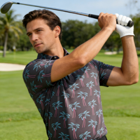 Ropa de Golf Ligera para Hombre, de Secado Rápido, Transpirable, Resistente a los Rayos UV y que Absorbe la Humedad, para Deportes al Aire Libre