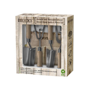 Fourchette de culture tête en acier inoxydable, outils de jardinage légères, hibou, planteur, ensemble d'outils de jardinage pour la maison, 10 pièces - Product Image 2