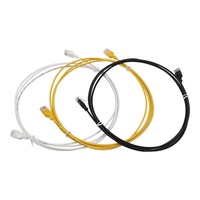 Câble Patch Ethernet Cat6/Cat6a Non Blindé 28AWG/30AWG en Cuivre Nu LSZH Fin RJ45 pour Réseau Local