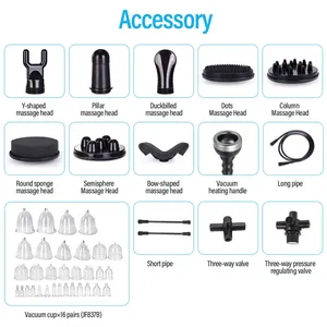 Máquina 3 en 1 G8 de Masaje por Vibración, Vacumterapia, Eliminación de Grasa, Levantamiento de Glúteos y Senos, Moldeadora Corporal en Forma de S - Product Image 3