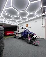 HanYin Décoration de lumières personnalisées à luminosité élevée et réglable Lumières hexagonales de travail en nid d'abeille