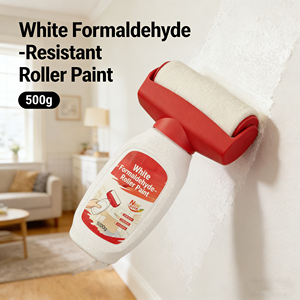 Pâte de réparation murale blanche auto-appliquante pour peinture au rouleau, réparation et retouche des murs, élimination des taches - Product Image 6