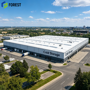 Bâtiment d'entrepôt frigorifique pour la distribution de fruits de mer, structure modulaire résistante aux séismes, qualité professionnelle - Product Image 1