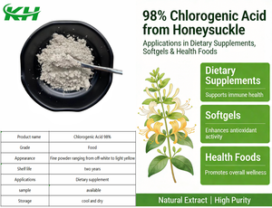 Fournisseur de l'extrait de chèvrefeuille 100% naturel <span class=keywords><strong>et</strong></span> de poudre d'acide chlorogénique à 98% (CAS 327-97-9) - Product Image 4